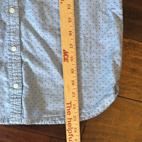 Tommy Hilfiger | Blue Polka Dot Button Down shirt - Picture 7 of 16